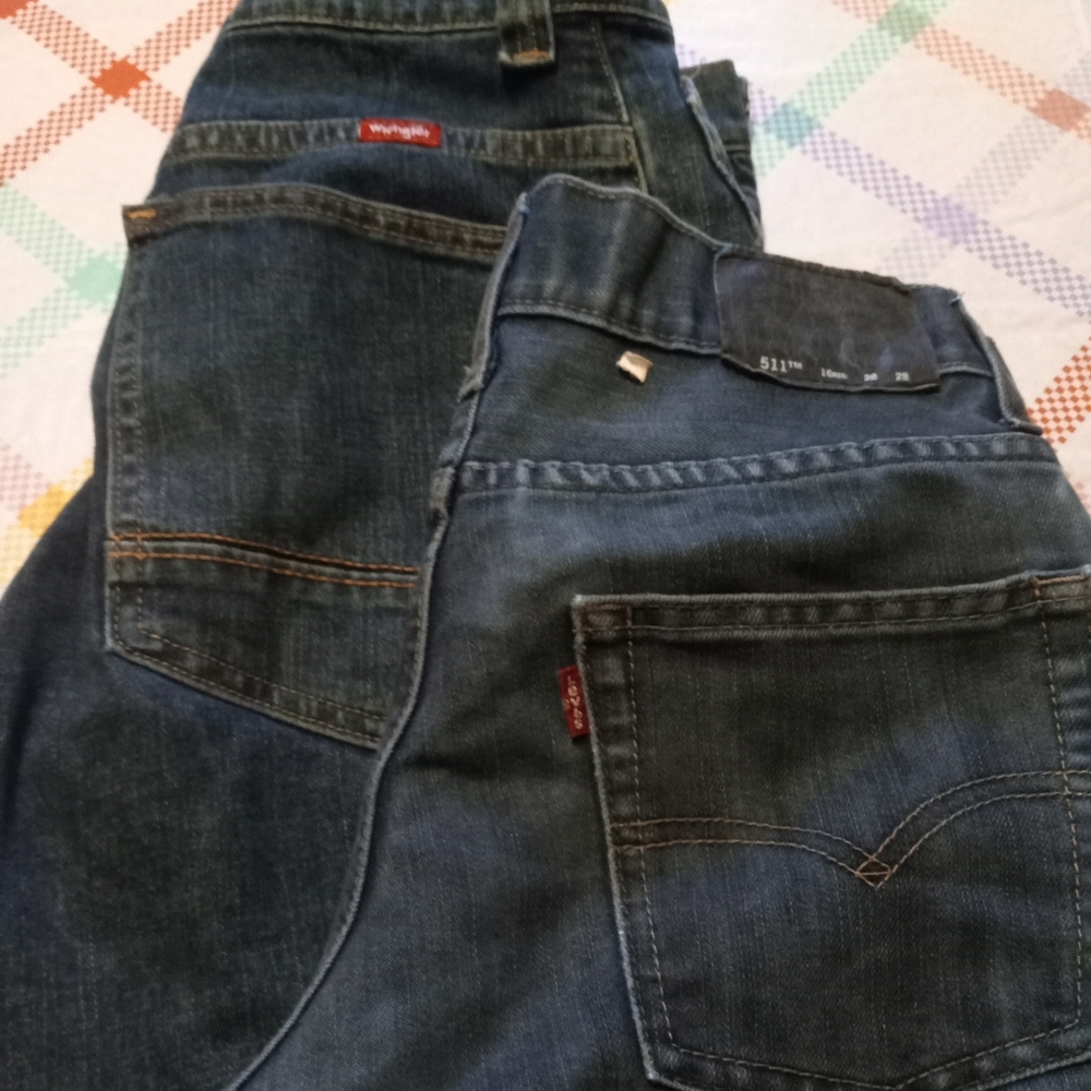 2 pairs boys sz 16 jeans